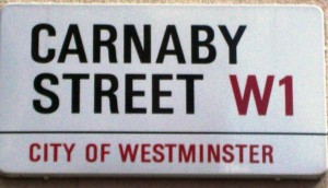 carnaby street sign