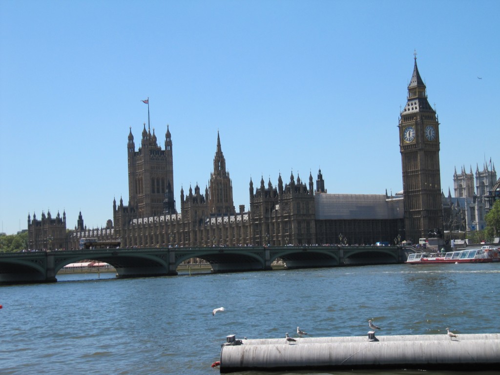 big ben from southbank