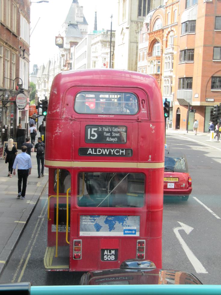 double decker red bus