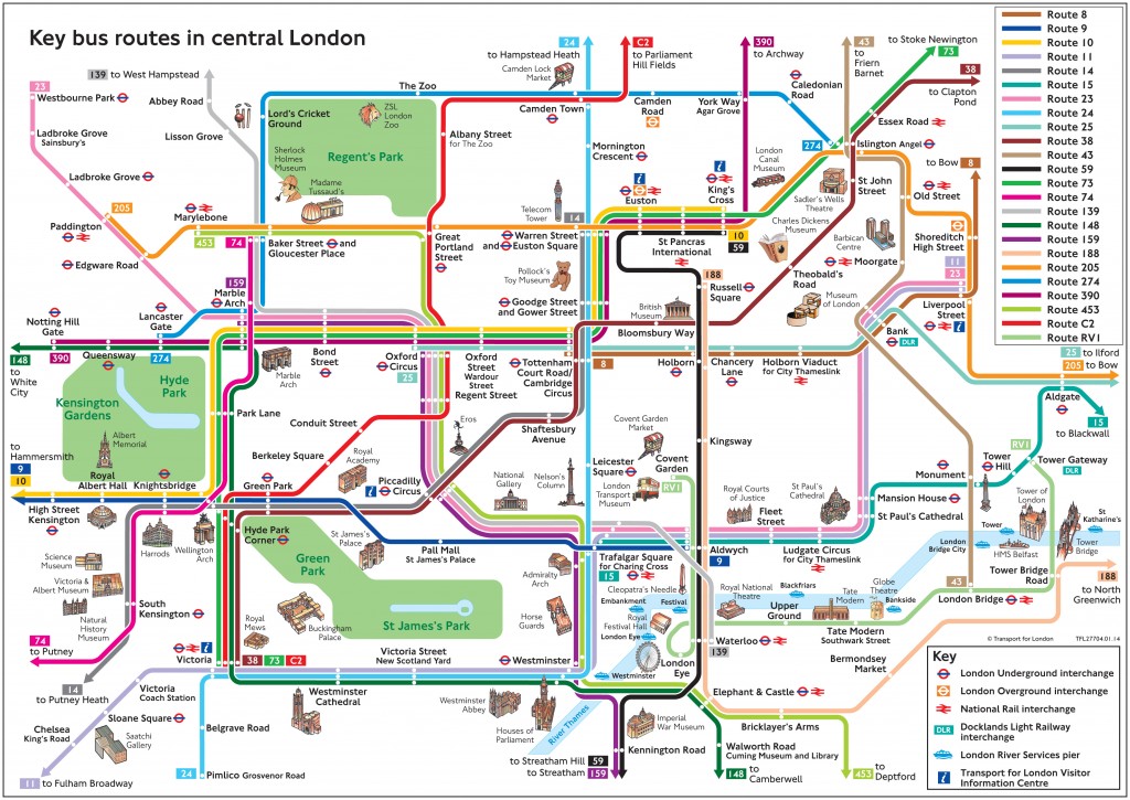 Getting Around London on the Tube, Buses, and Night Services