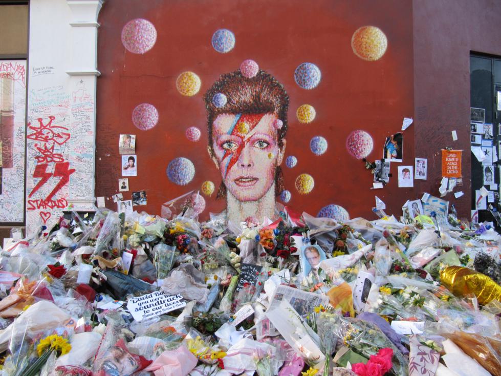 David Bowie portrait in Brixton