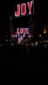 luci di natale a Carnaby street