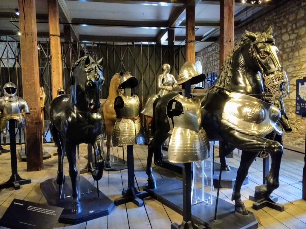 armours inside the white tower