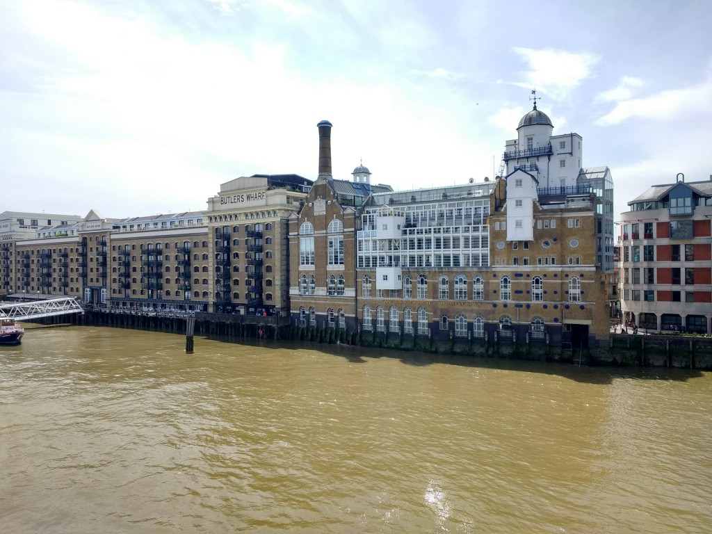 warehouses on the Thames