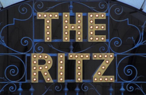 ritz hotel sign